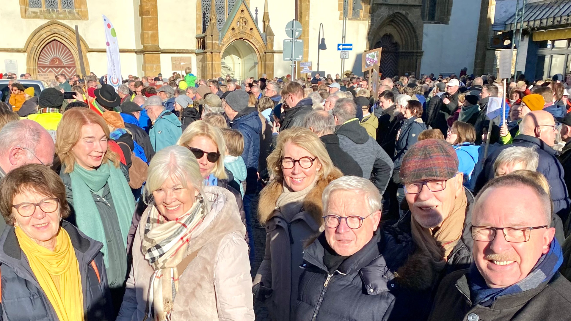 Demo gegen Fremdenfeindlichkeit 2024